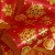 Pull Bows - 32mm - RED & GOLD SNOWFLAKES (pk10)