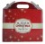 Pack of 10 GABLE BOXES 17x10x14cm - MERRY CHRISTMAS