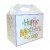 Pack of 10 GABLE BOXES 17x10x14cm - MOTHER'S DAY WHITE