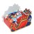 Complete Gift Basket Kit - (small) SANTA SLEIGH / RED ACCESSORIES