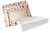 10 x Easy Fold Trays with Sleeves - (20x15x5cm) SMALL WHITE TRAYS/CHRISTMAS CHARACTER SLEEVES