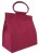 MEDIUM Open Jute Bag with Cotton Corded Handles - 30x12x20cm high - RED WINE