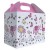 Pack of 10 GABLE BOXES 17x10x14cm - LITTLE GIRL