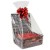 Hamper Gift Basket Kit - 12'' VINTAGE BROWN HAMPER / RED ACCESSORIES