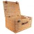 Superior NATURAL WICKER Hamper (25'') 63x50x30cm - XX-LARGE