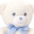 Eco Friendly BABY BEAR by Keel Toys - 15cm CREAM/BLUE