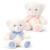 Eco Friendly BABY BEAR by Keel Toys - 15cm CREAM/BLUE