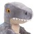 Eco Friendly DINOSAUR Teddy by Keel Toys - GREY/BLUE RAPTOR