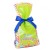 TREAT BAG (pk 10) with Twist Ties 10x6x24cm - BIRTHDAY CANDLES