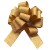 Pull Bows - 50mm - GLITTER GOLD (pk10)