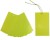 Pack 10 Gift Tags with Ties - APPLE GREEN