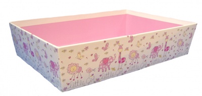 Printed GIFT HAMPER TRAY 20x15x5cm - (small) LITTLE GIRL