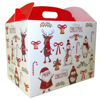 Gable Box - 24x18x16 (pk 10 Large) - CHRISTMAS CHARACTERS