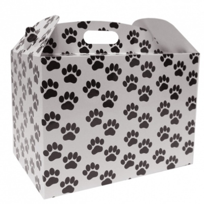 Gable Box - 24x18x16 (pk 10 Large) - PAW PRINTS