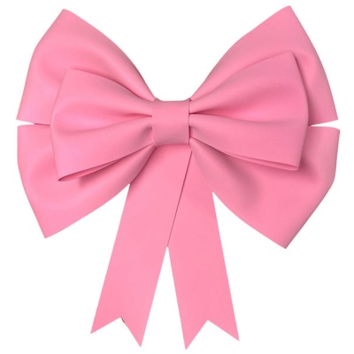 XXL Giant 3D Foam Door Bow - 85cm PINK