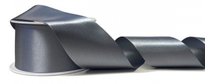 Eco Friendly Double Faced Satin Ribbon - 50mm x 20m - SLATE GREY