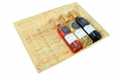 Lightweight BAMBOO Basket / Packing-Tray - 47x37x9cm