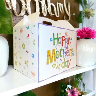 Gable Box - 24x18x16 (pk 10 Large) - MOTHER'S DAY WHITE