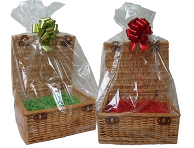 Cellophane Hamper Bag (pk 10) - 31x27x80cm high - SMALL