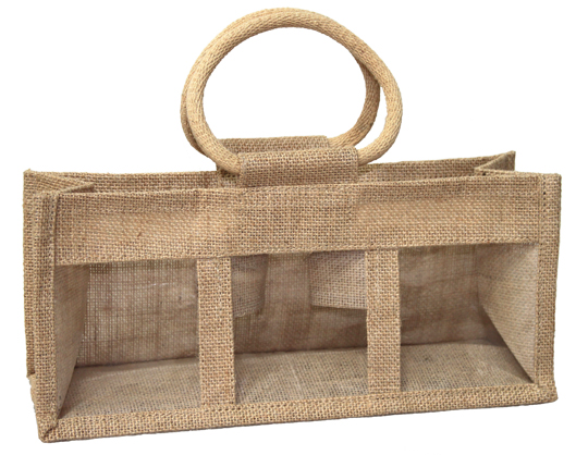 Jute bag sale with window